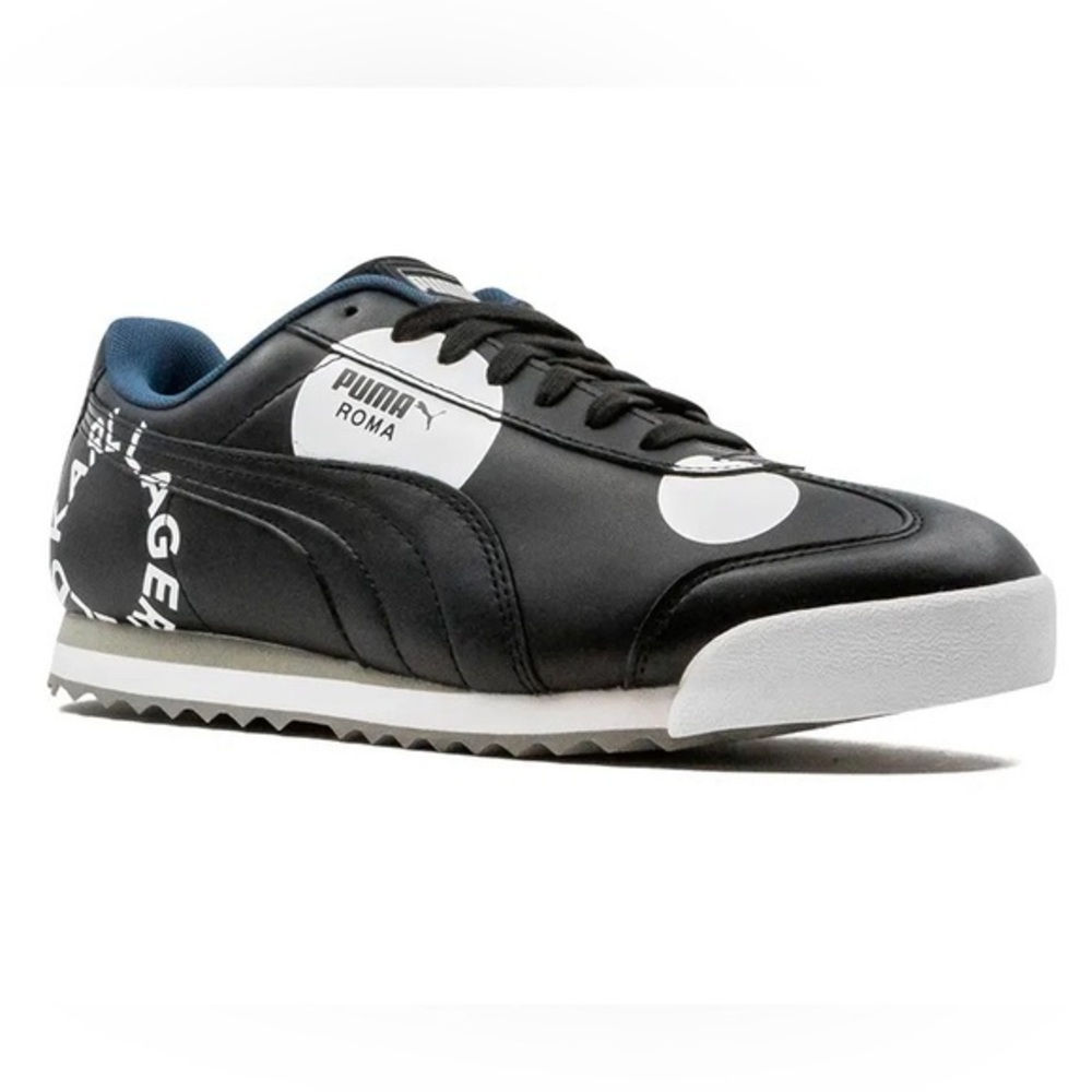Puma Roma Men's Black & White Sneakers